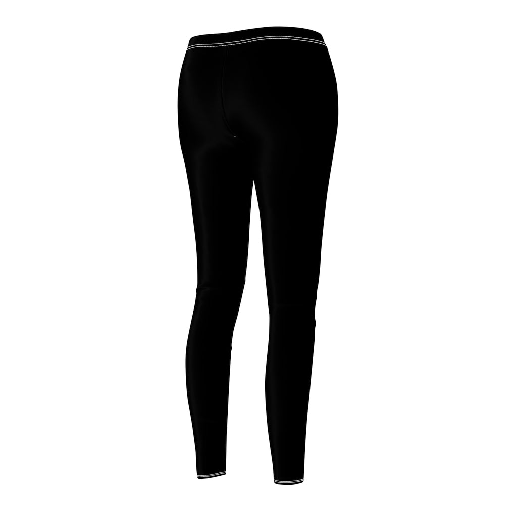 Women's Cut & Sew Casual Leggings Black