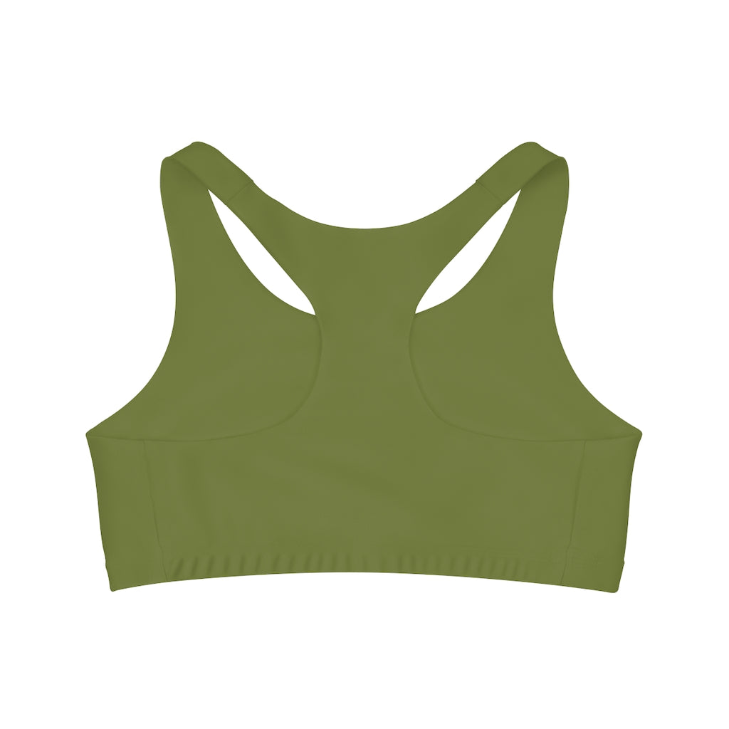 Seamless Sports Bra (AOP) Olive