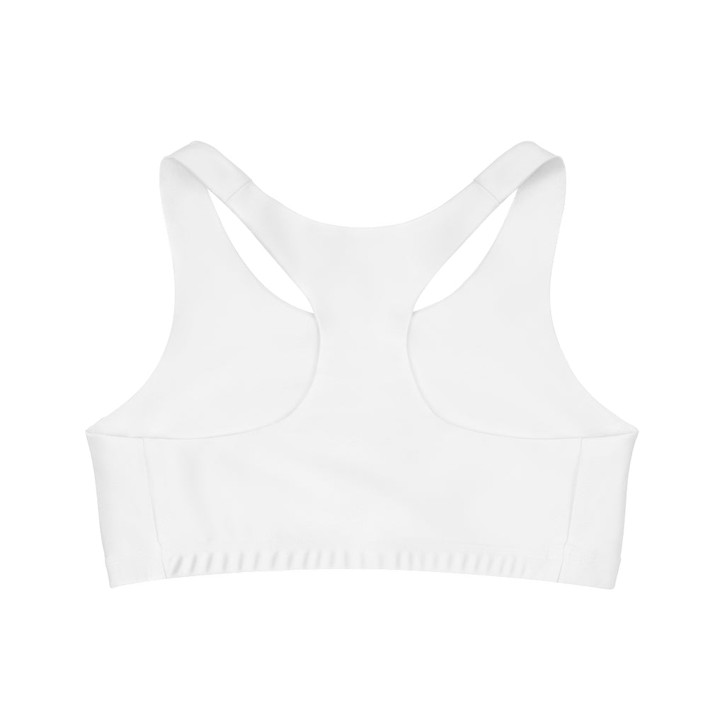 Seamless Sports Bra (AOP) White