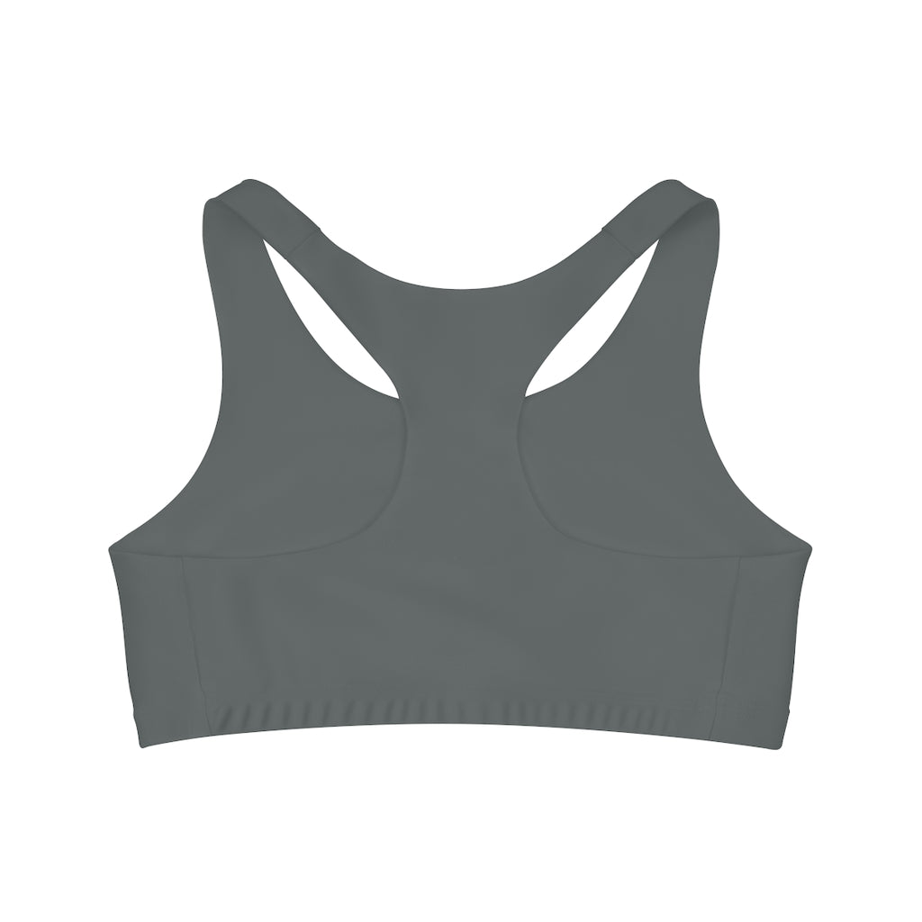 Seamless Sports Bra (AOP) Dark Grey