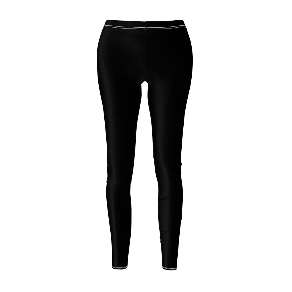 Women's Cut & Sew Casual Leggings Black