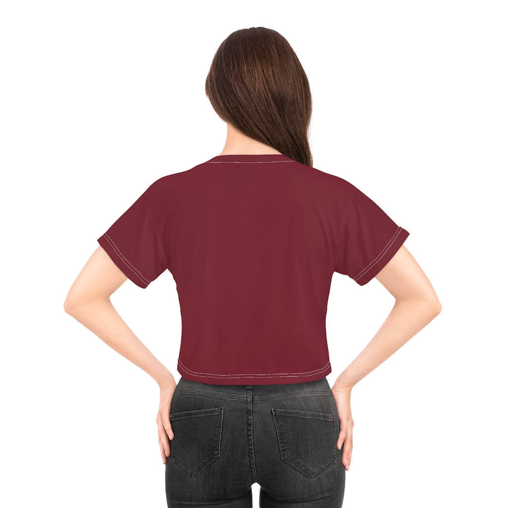 Crop Top Burgundy