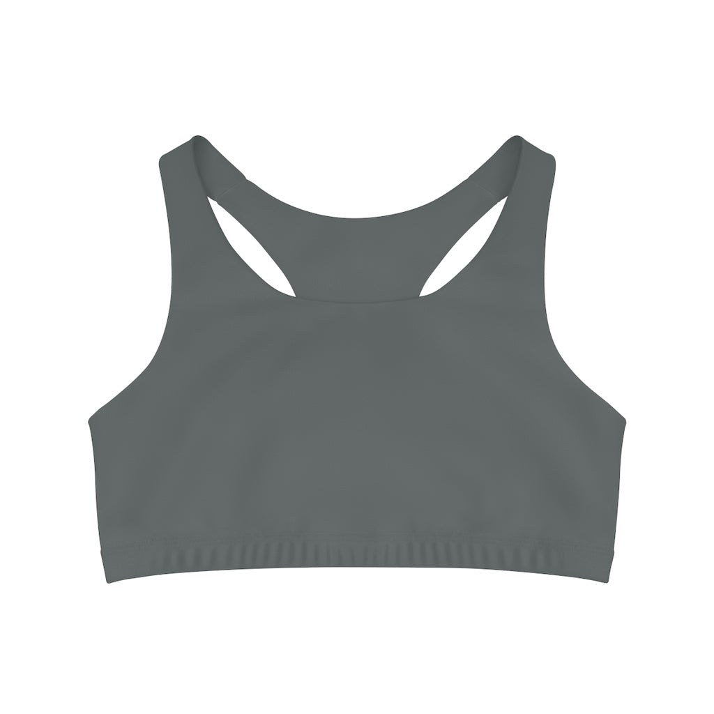 Seamless Sports Bra (AOP) Dark Grey
