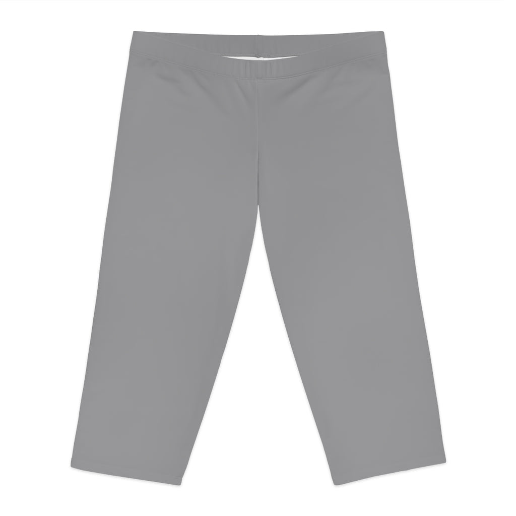 Women's Capri Leggings Grey