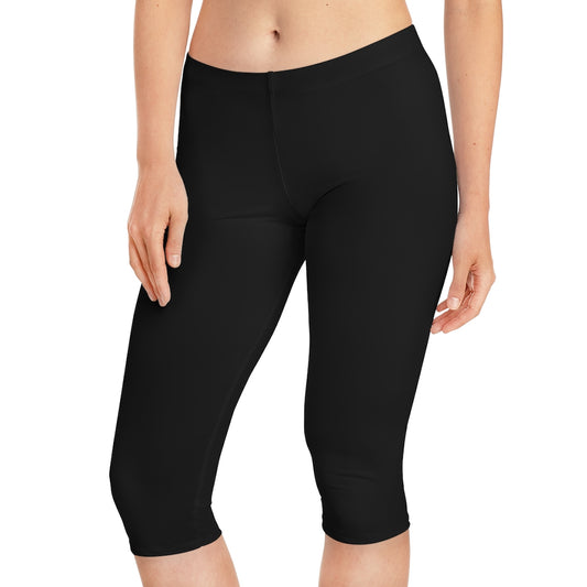 Women's Capri Leggings Black