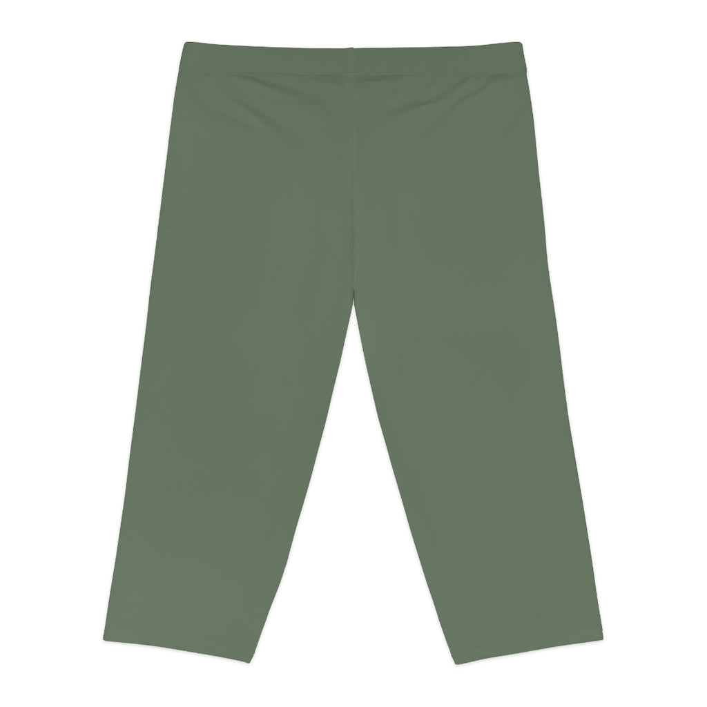 Women's Capri Leggings Army