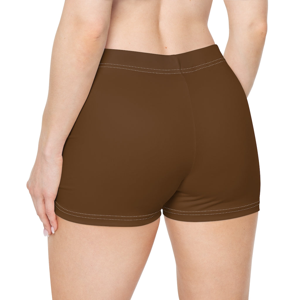 Yoga Shorts Brown