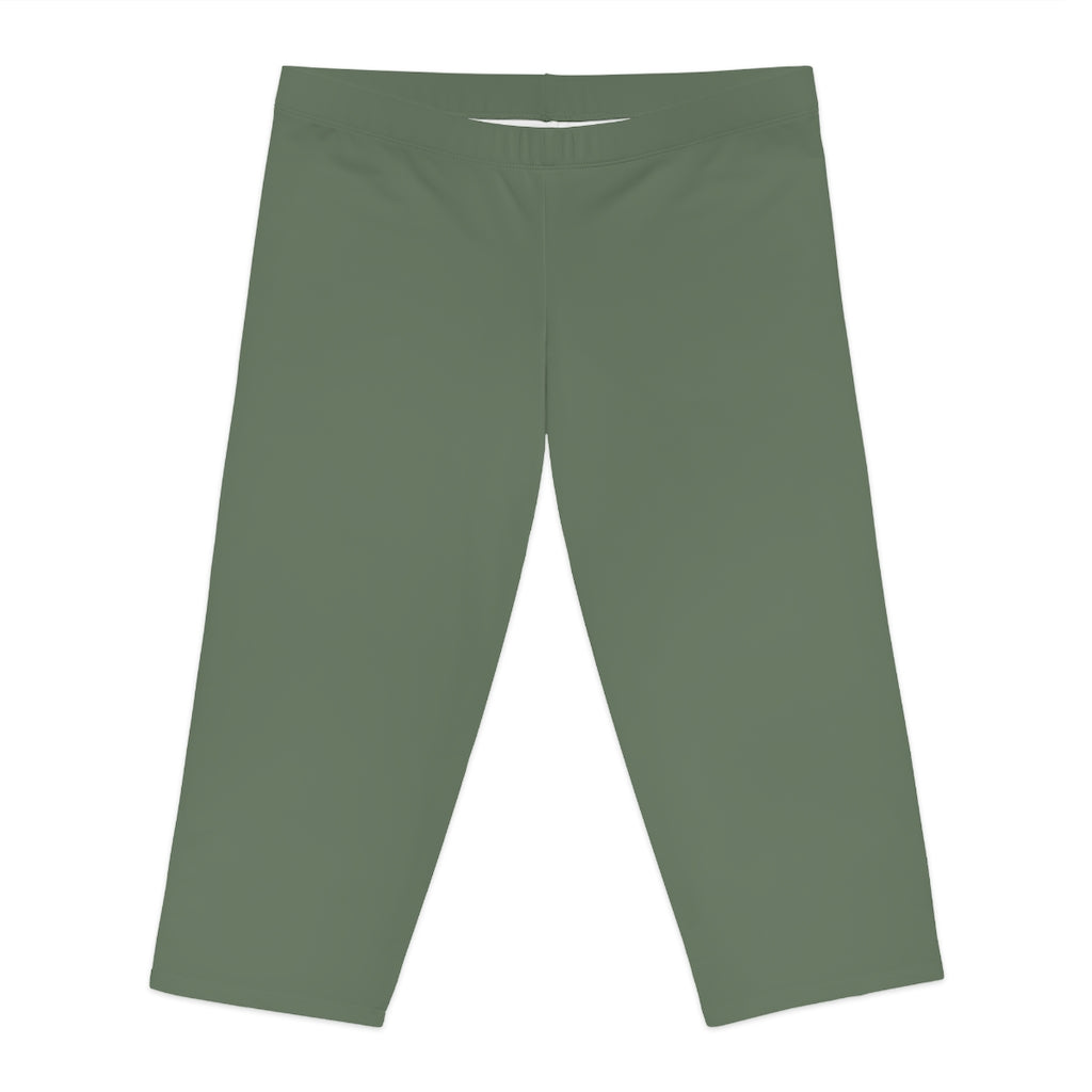 Women's Capri Leggings Army