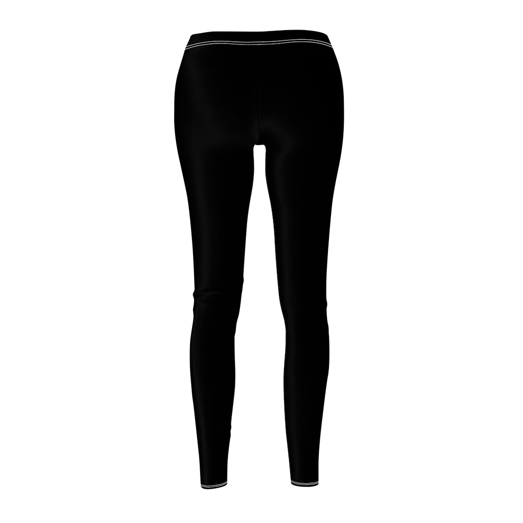 Women's Cut & Sew Casual Leggings Black