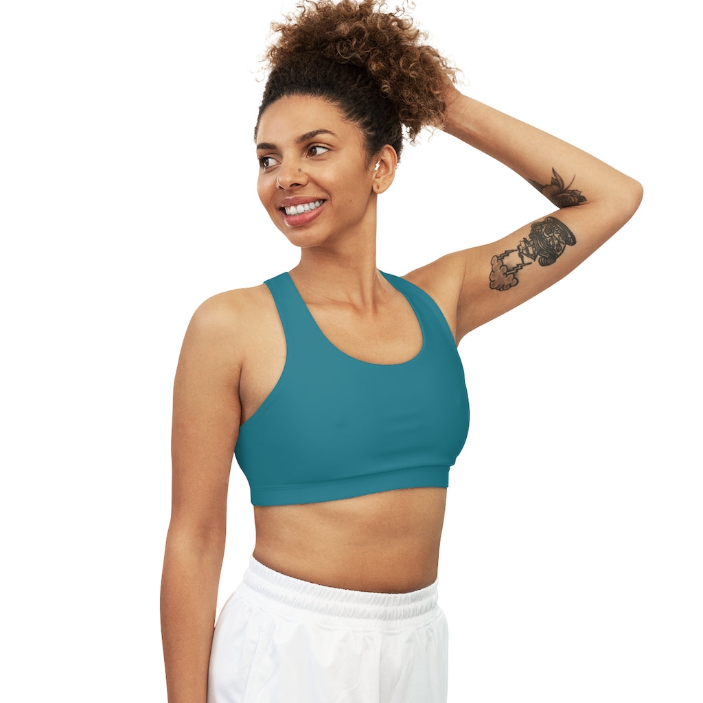 Seamless Sports Bra (AOP) Elm