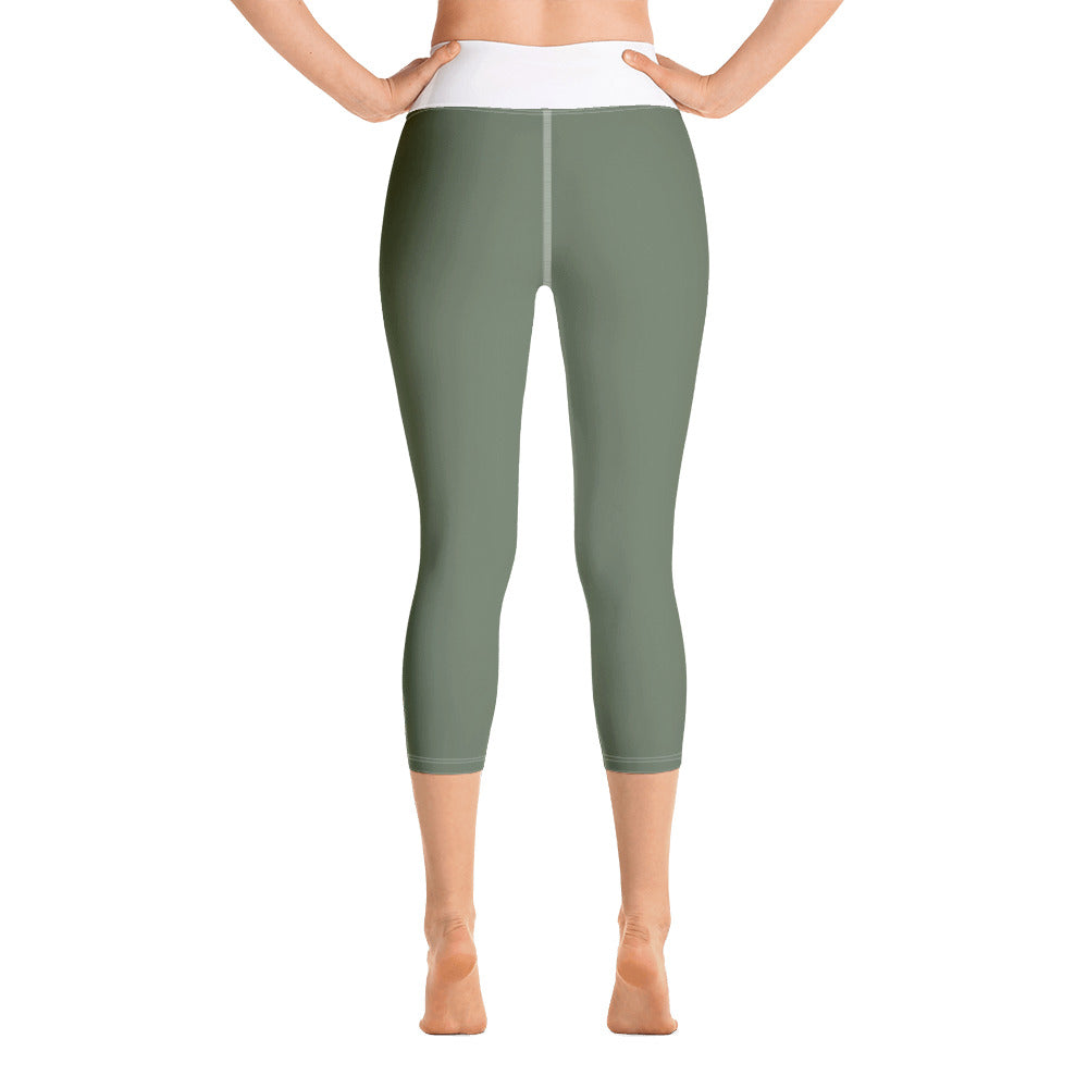 Yoga Capri Leggings Army