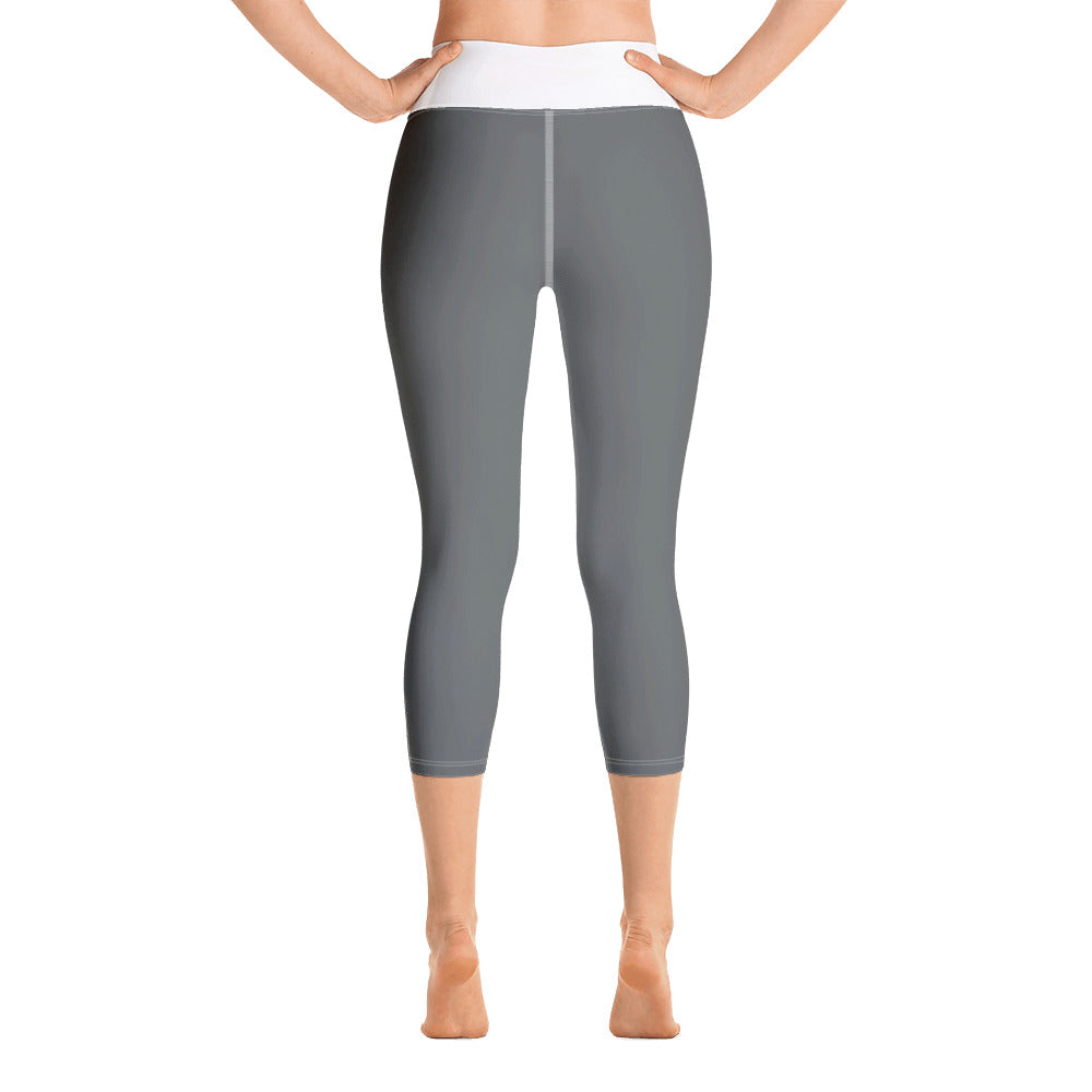 Yoga Capri Leggings Dark Grey