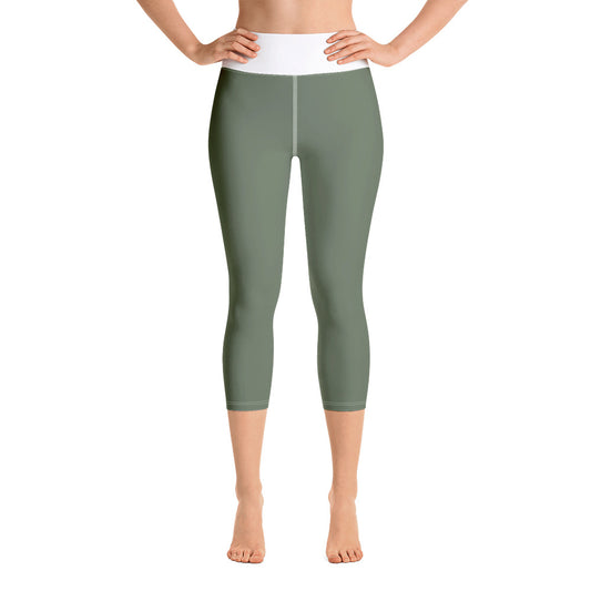 Yoga Capri Leggings Army