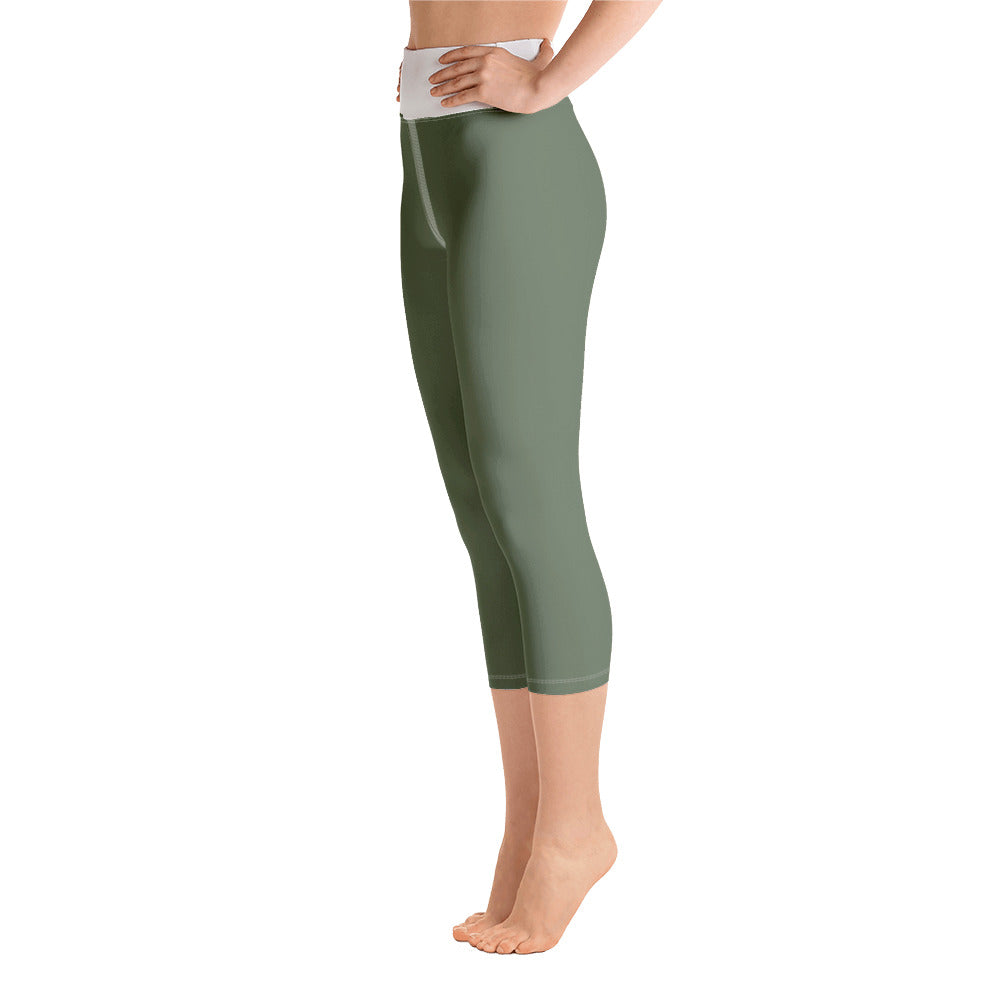 Yoga Capri Leggings Army