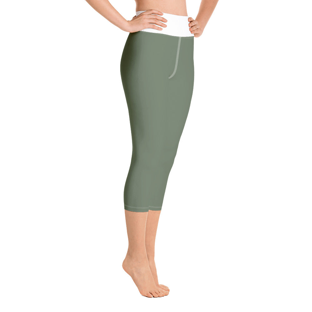 Yoga Capri Leggings Army