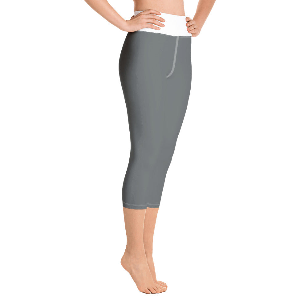 Yoga Capri Leggings Dark Grey