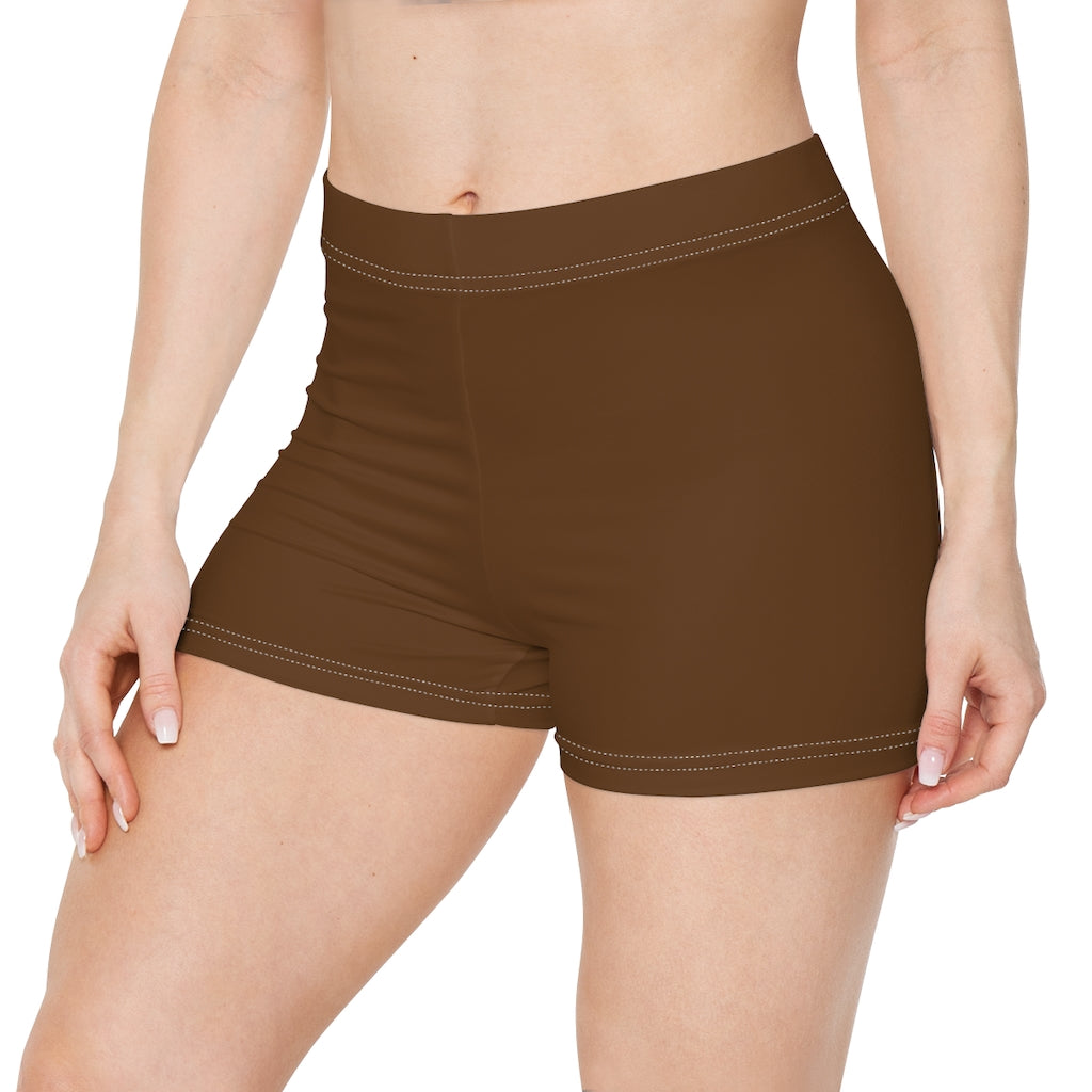 Yoga Shorts Brown
