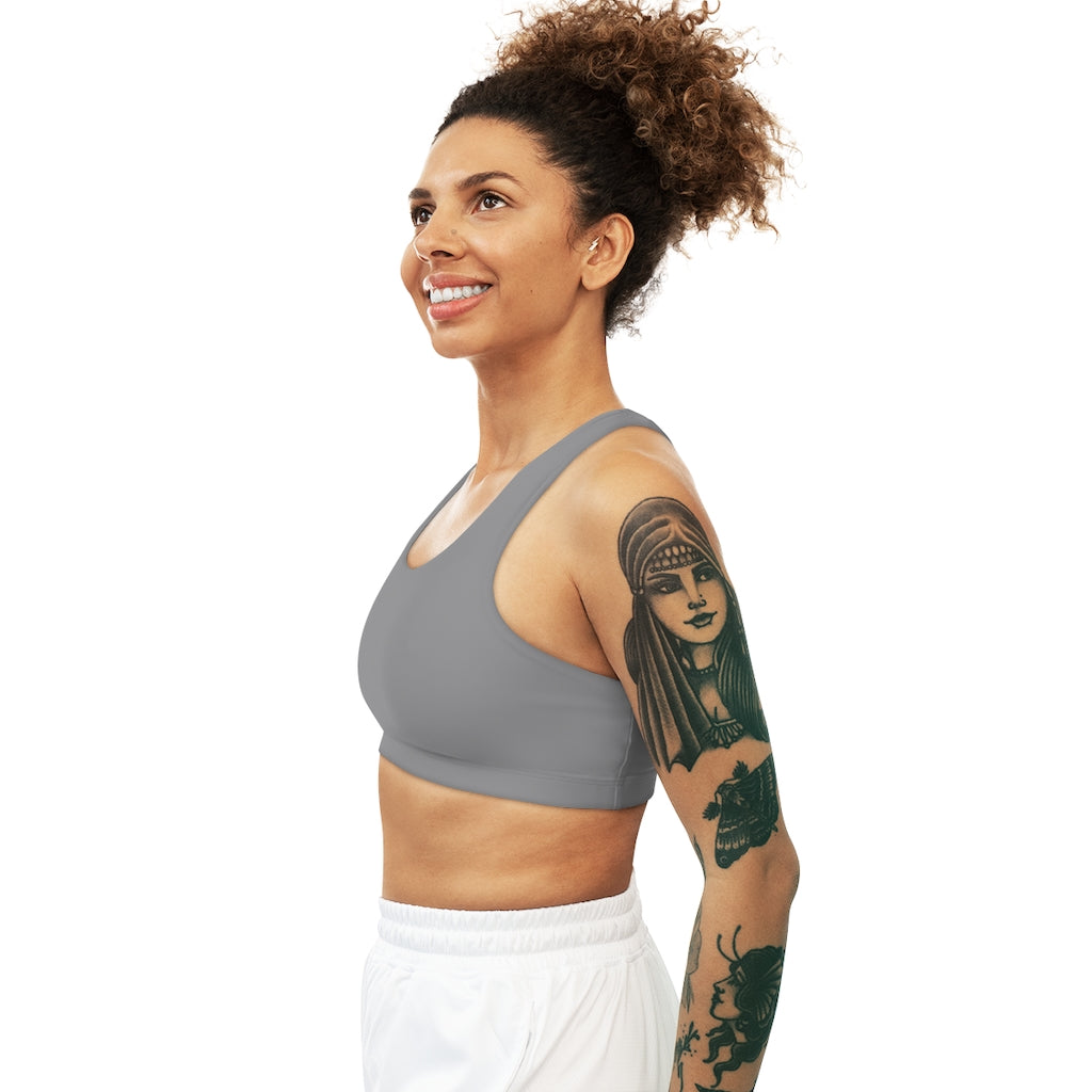 Seamless Sports Bra (AOP) Grey