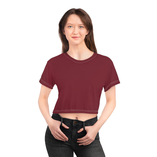 Crop Top Burgundy