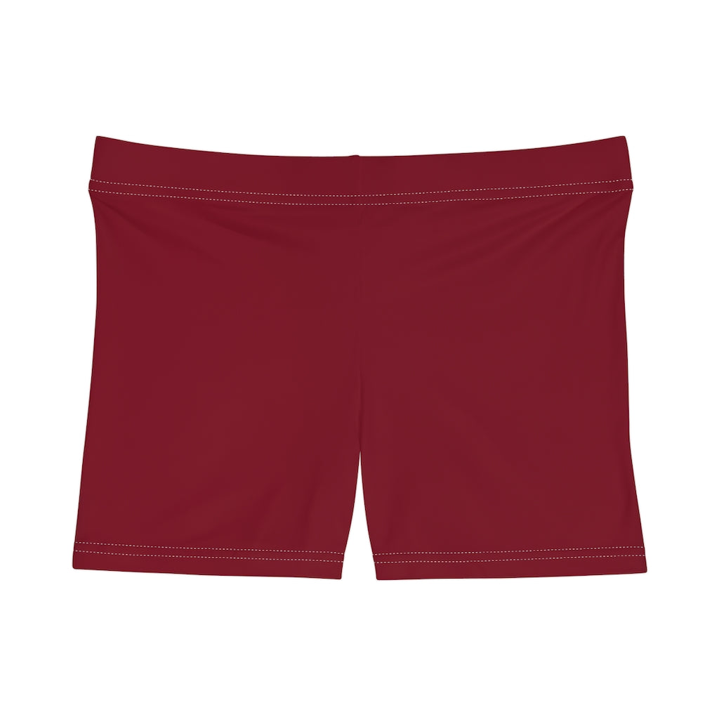 Yoga Shorts Burgandy