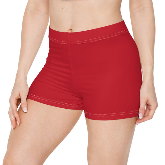 Yoga Shorts Dark Red