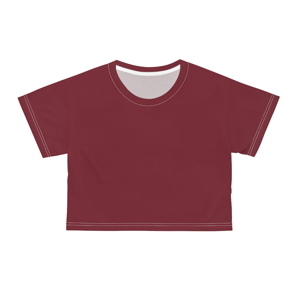 Crop Top Burgundy
