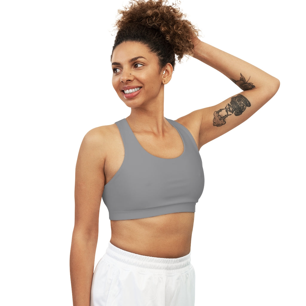 Seamless Sports Bra (AOP) Grey