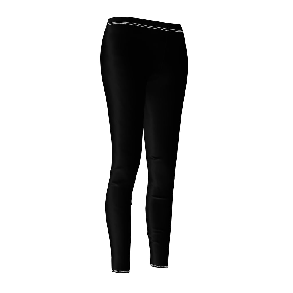 Women's Cut & Sew Casual Leggings Black