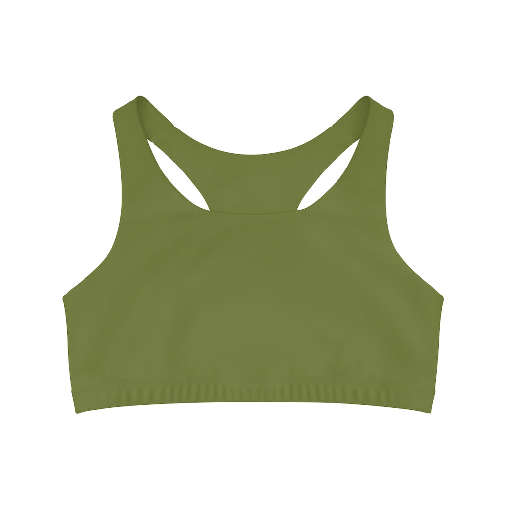 Seamless Sports Bra (AOP) Olive