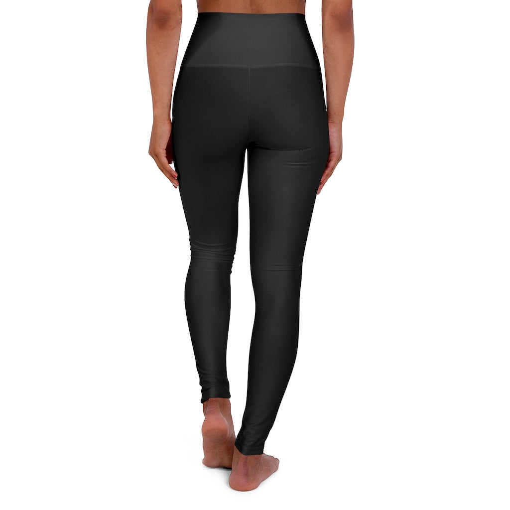 High Waisted Yoga Leggings Black
