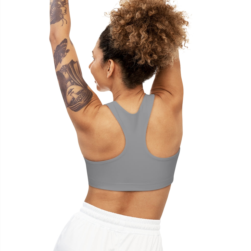 Seamless Sports Bra (AOP) Grey