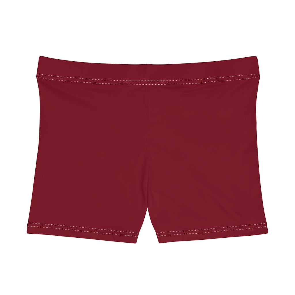 Yoga Shorts Burgandy