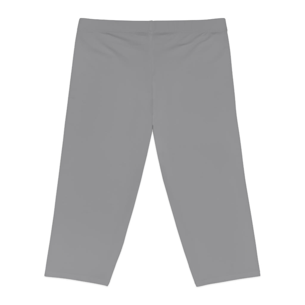 Women's Capri Leggings Grey