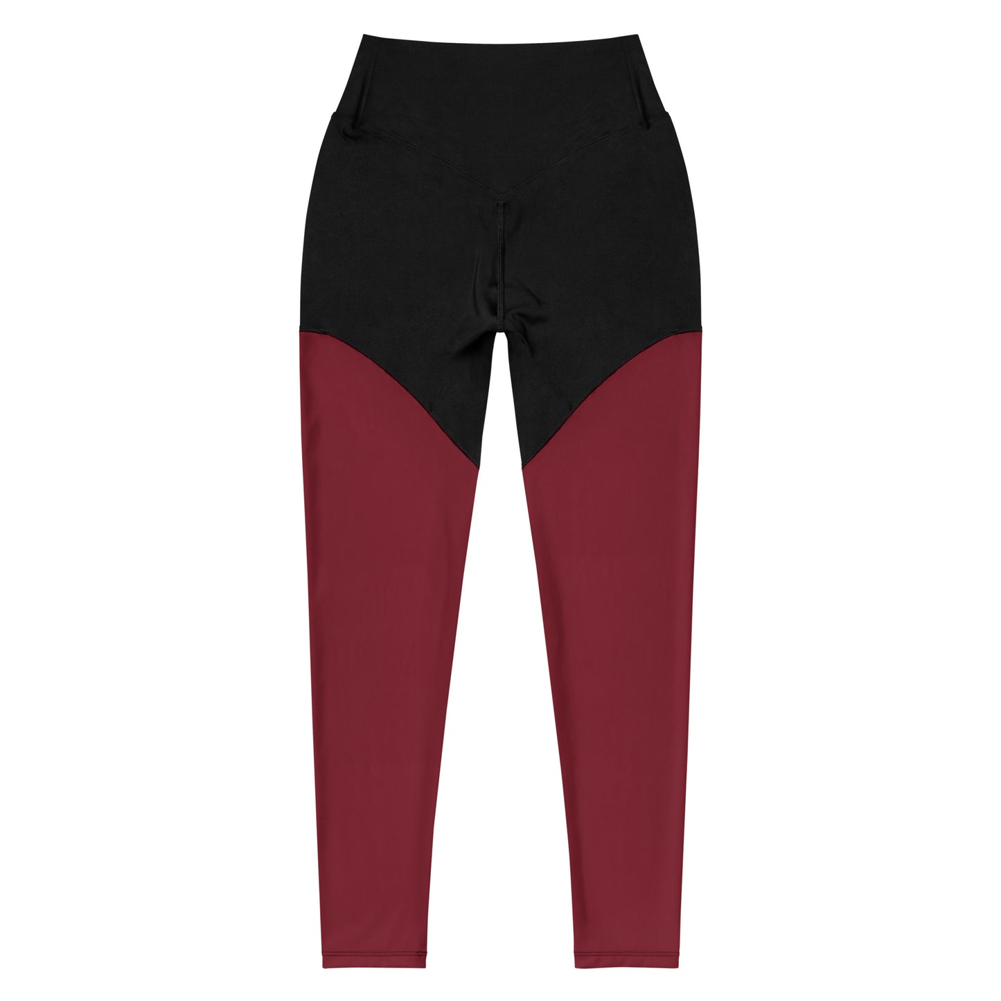 Sports Leggings Burgundy