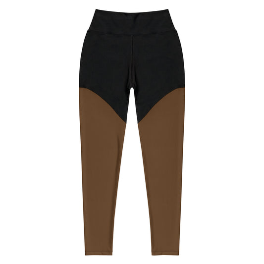 Sports Leggings Brown