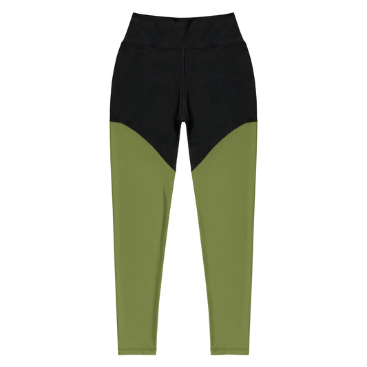 Sports Leggings Olive