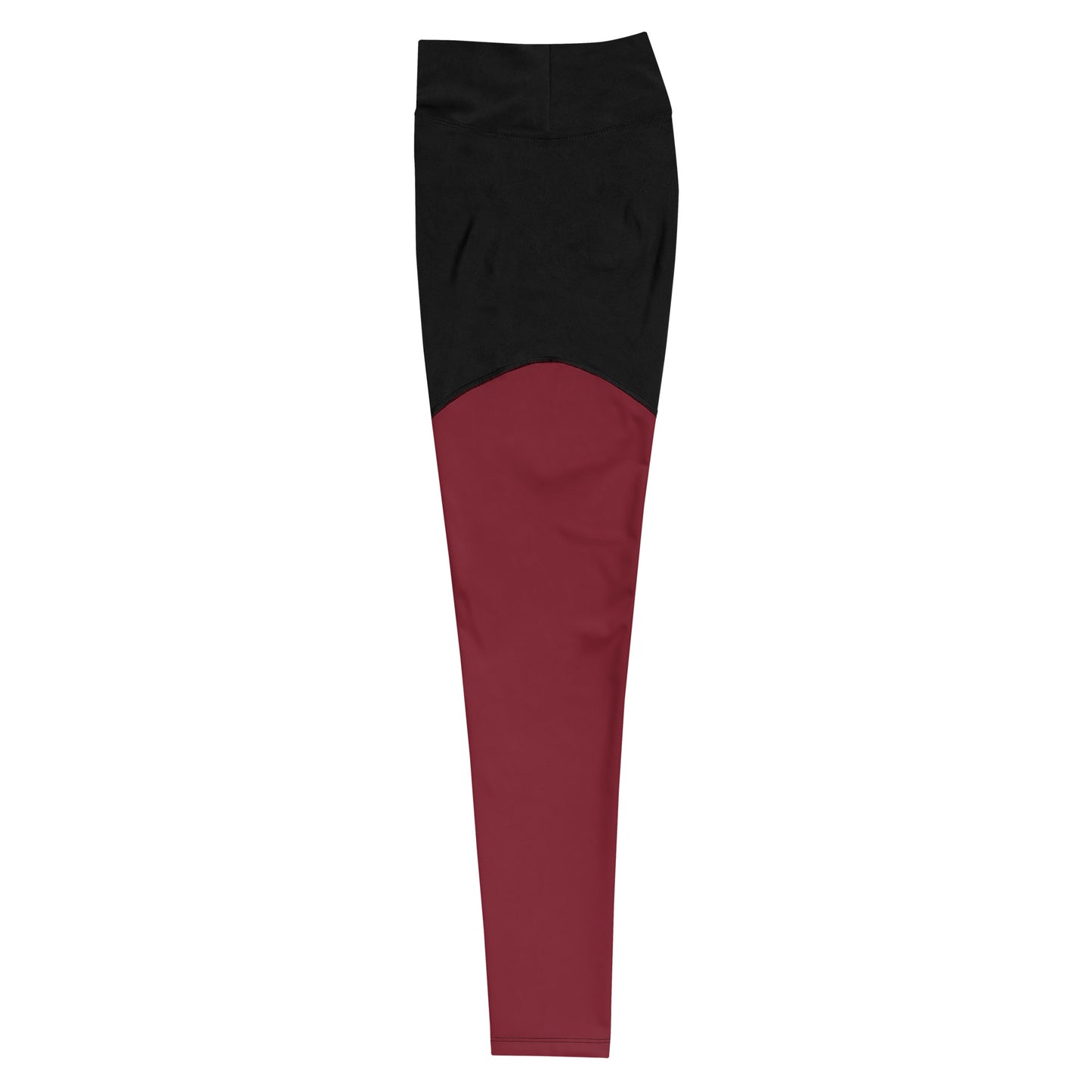 Sports Leggings Burgundy