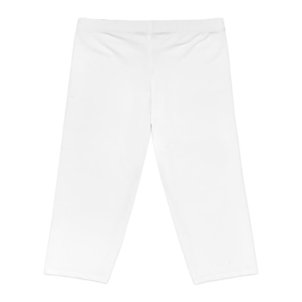 Women's Capri Leggings White