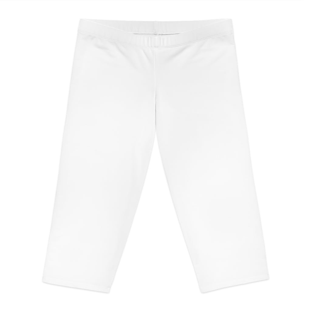 Women's Capri Leggings White