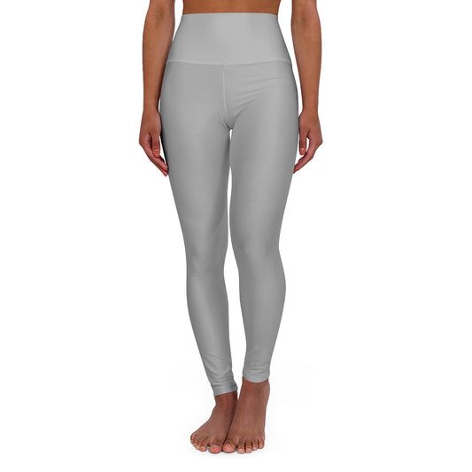 High Waisted Yoga Leggings Light Grey