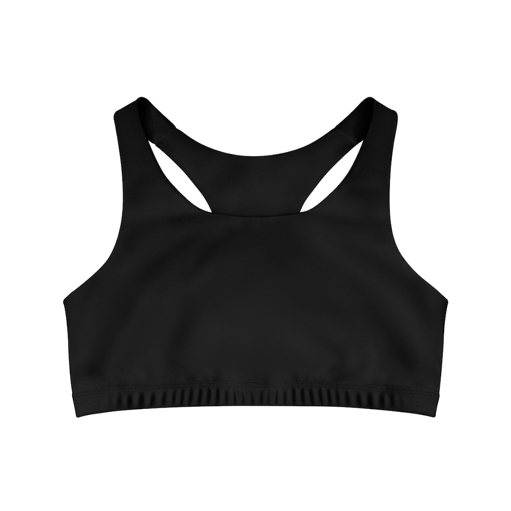 Seamless Sports Bra (AOP) Black