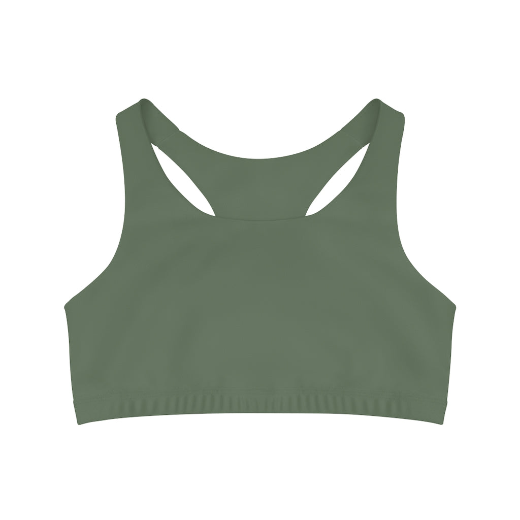 Seamless Sports Bra (AOP) Army