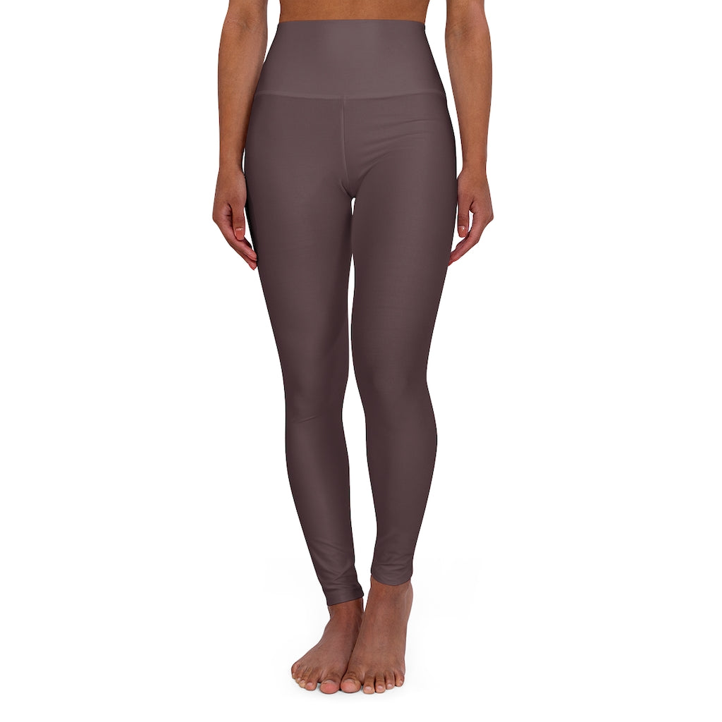 High Waisted Yoga Leggings Lavender