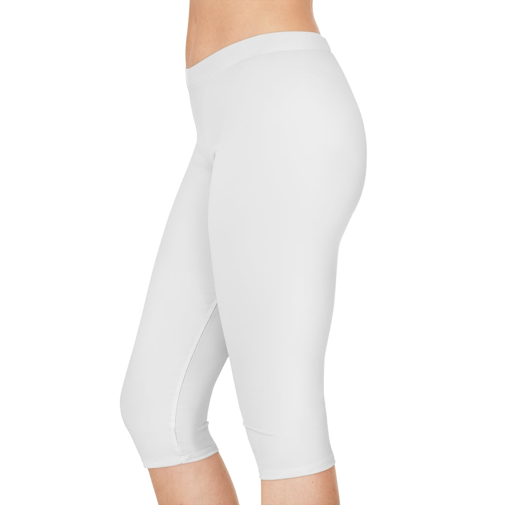 Women's Capri Leggings White