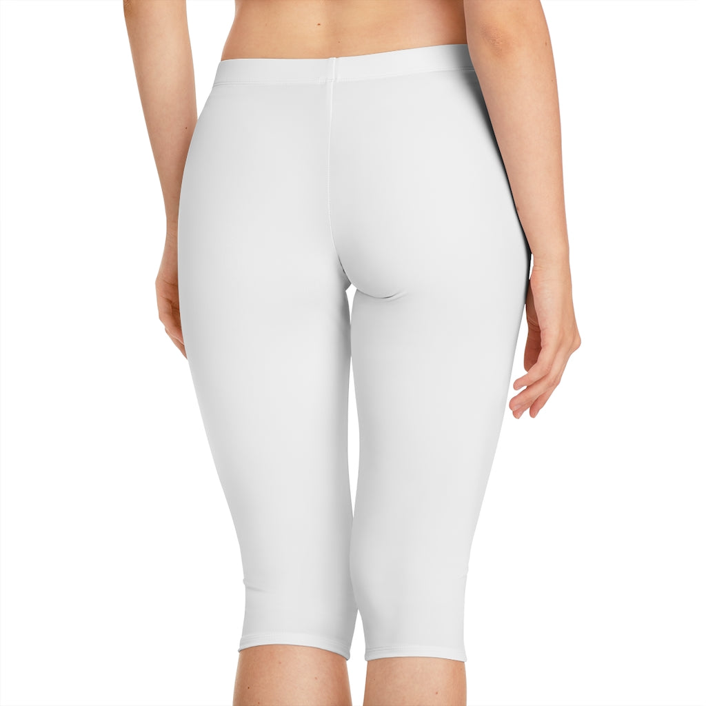 Women's Capri Leggings White