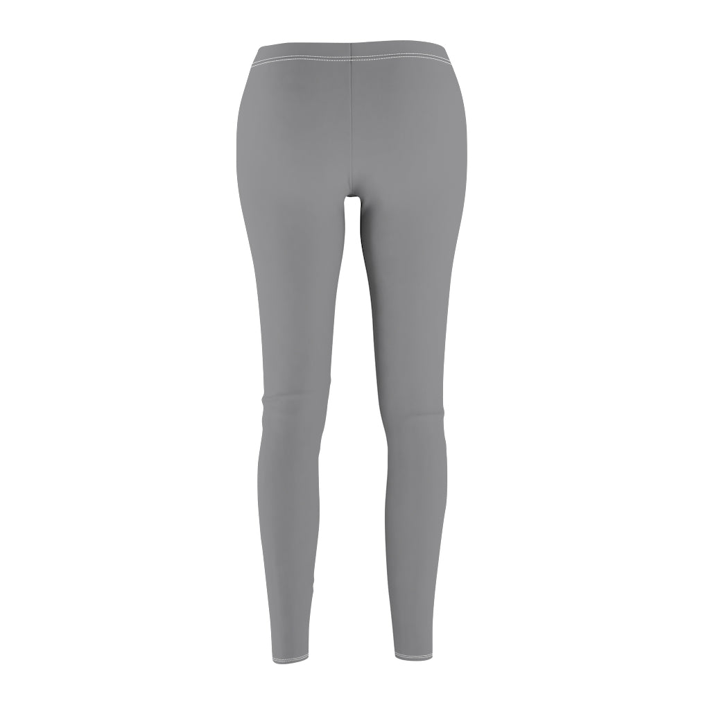 Women's Cut & Sew Casual Leggings Grey