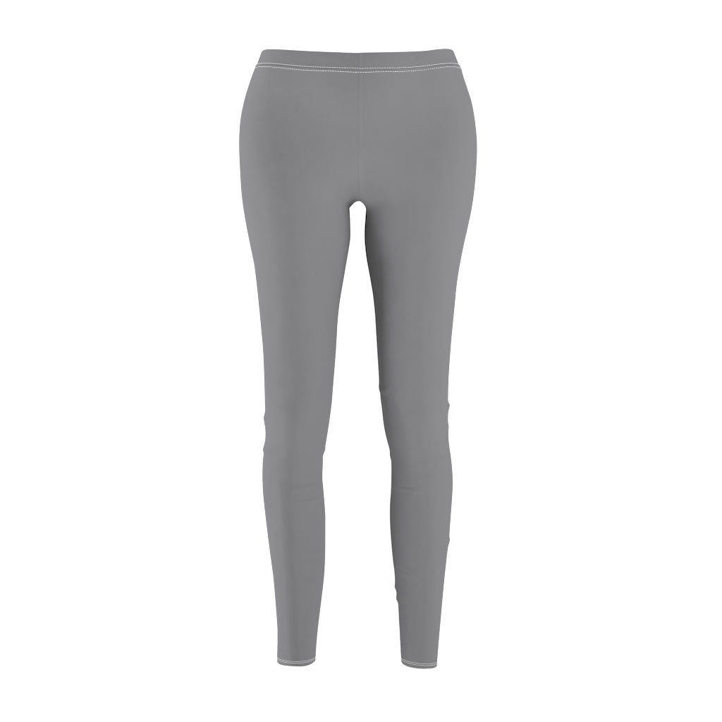 Women's Cut & Sew Casual Leggings Grey