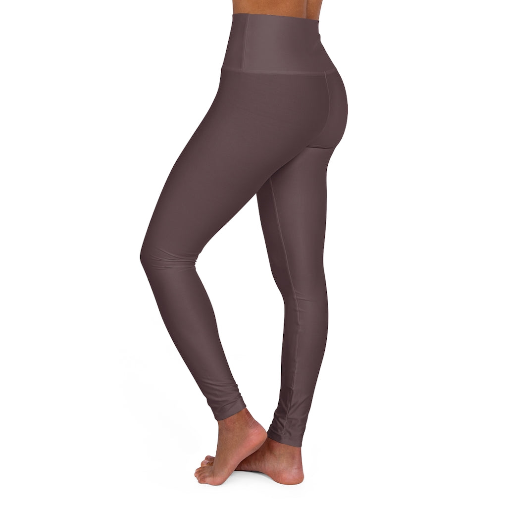 High Waisted Yoga Leggings Lavender