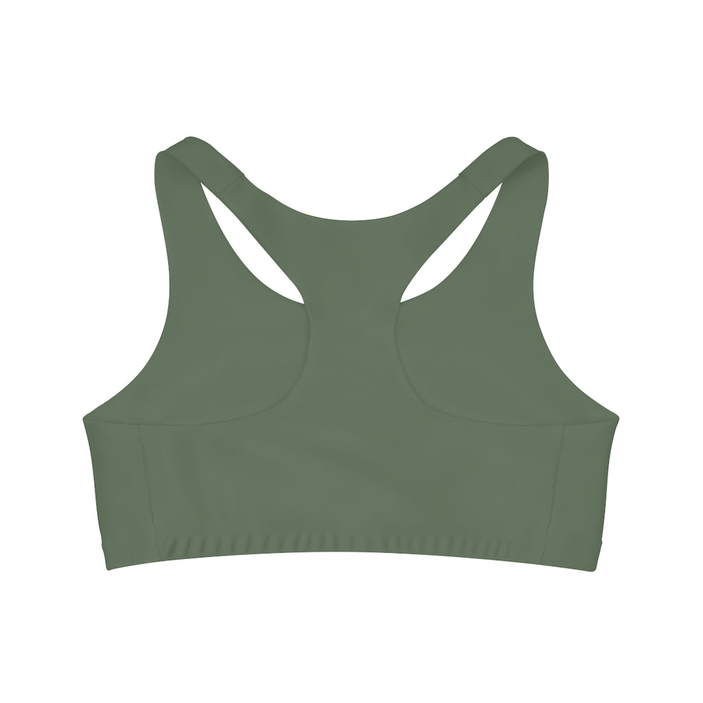 Seamless Sports Bra (AOP) Army