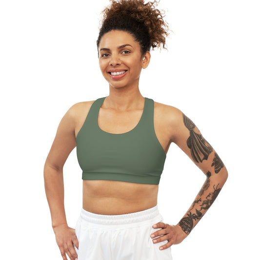 Seamless Sports Bra (AOP) Army